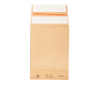 250 Sacchetti a fondo quadro E-Green carta kraft avana C5 16,2x22,9x4+10cm